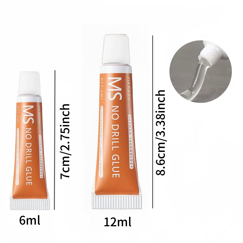 Transparent Heavy-Duty No-Nail - Contact Cement Glue recension och pris
