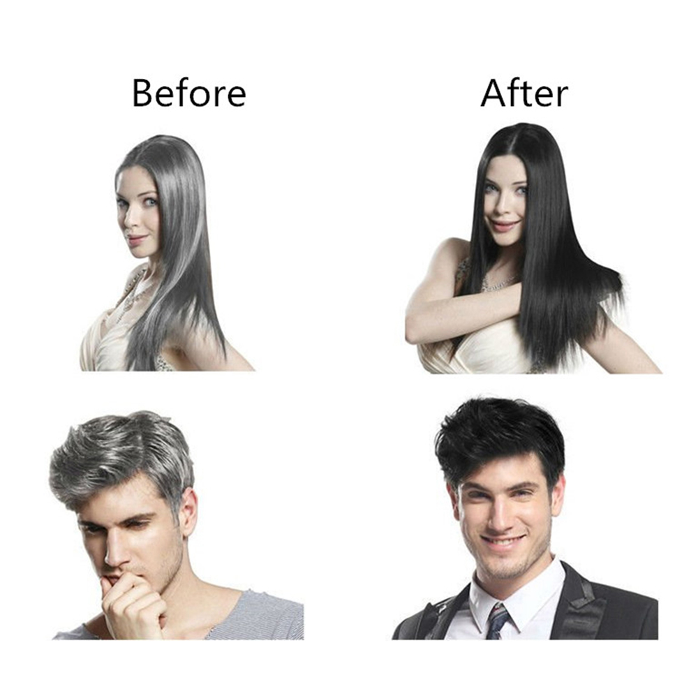 10 Pcs Fast Black Hair Shampoo - Hair Spray Color recension och pris