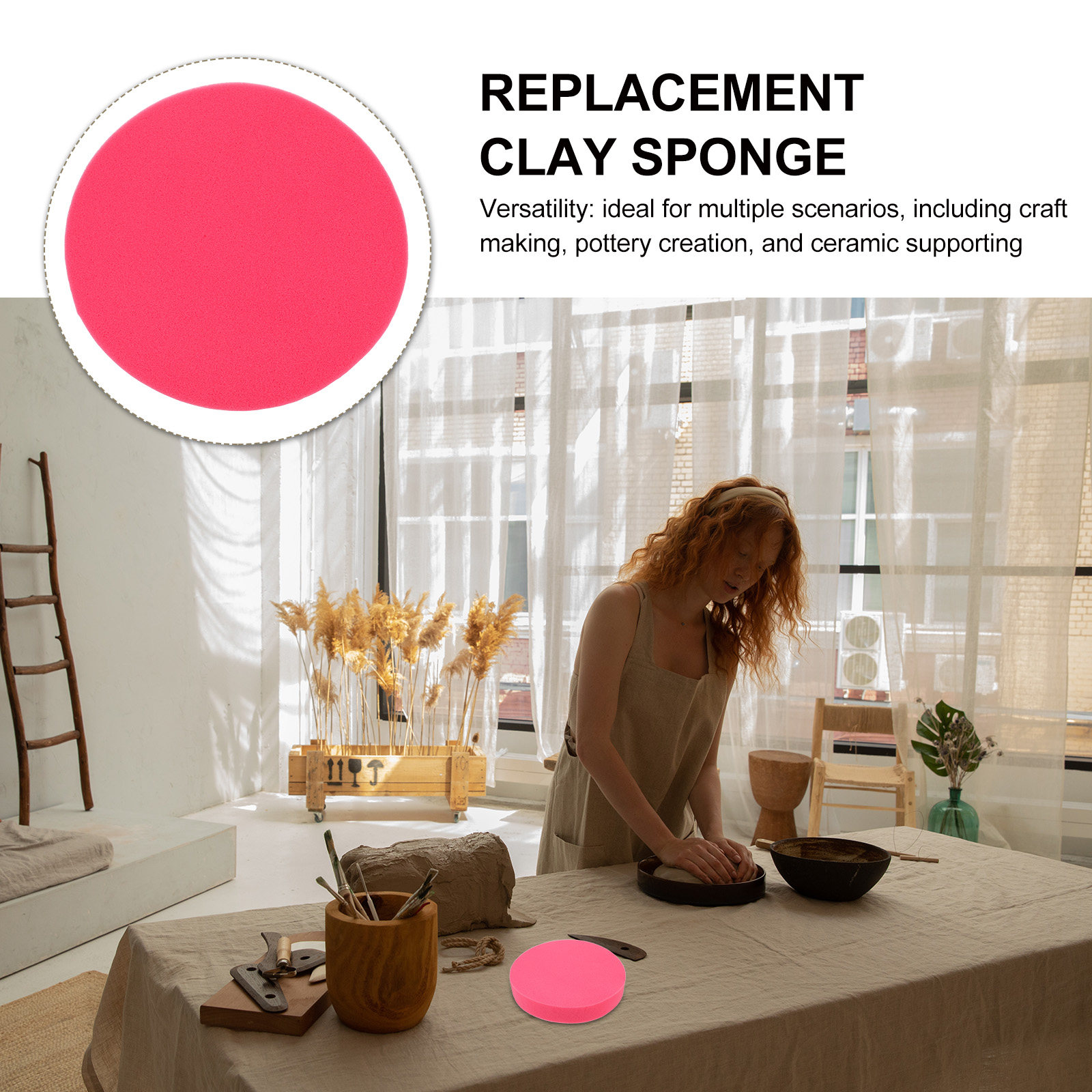Pottery Sponge Cushion 13.56 I - Foam Clay Sculpt recension och pris