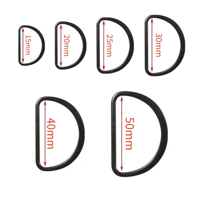 10Pcs/lot 15-50mm D Ring Buckl - D Ring Strap recension och pris