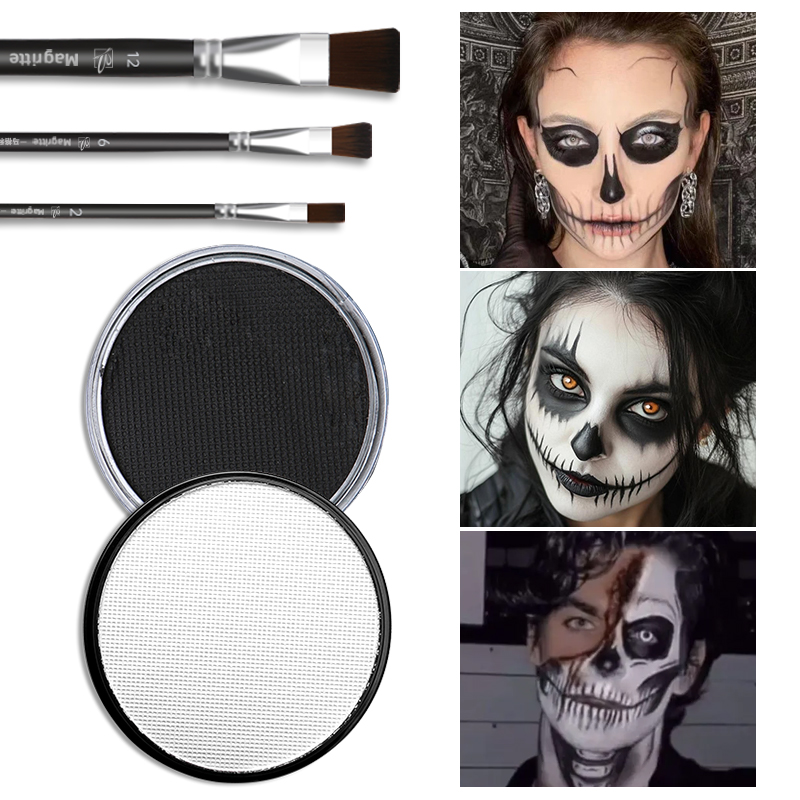 5pcs Black&Clown White 30g Pai - Cosplay Prop Paint recension och pris