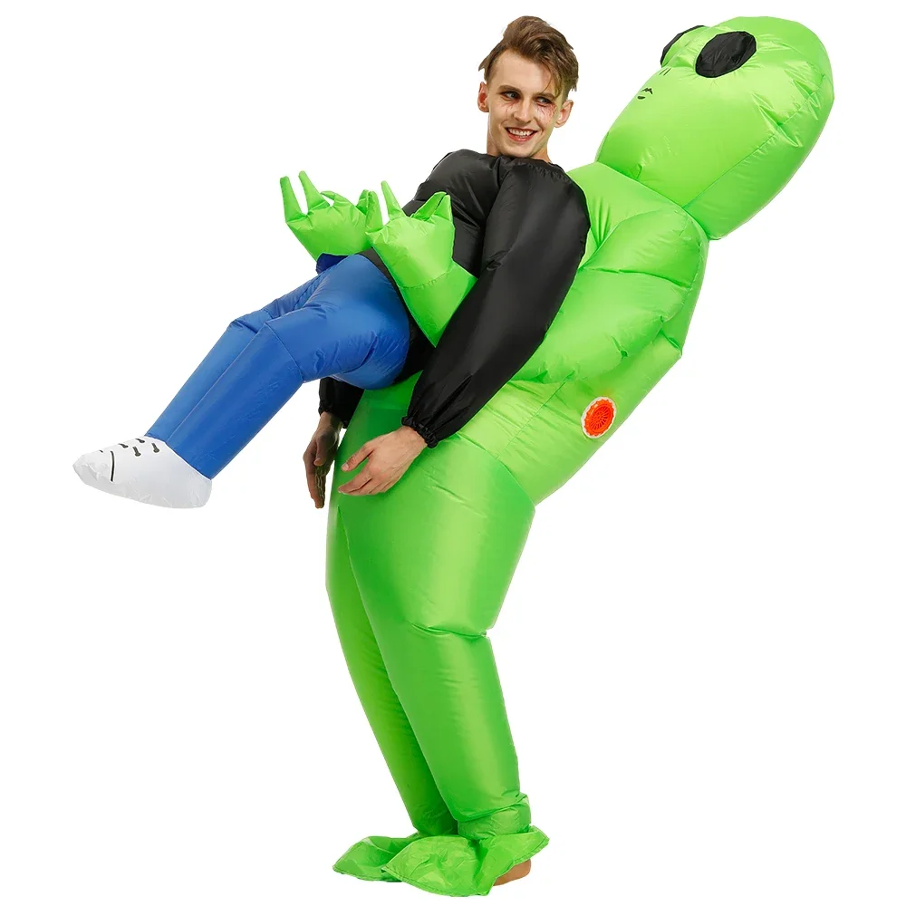 Men Women Funny Alien Blow Up  - Cosplay Prop recension och pris