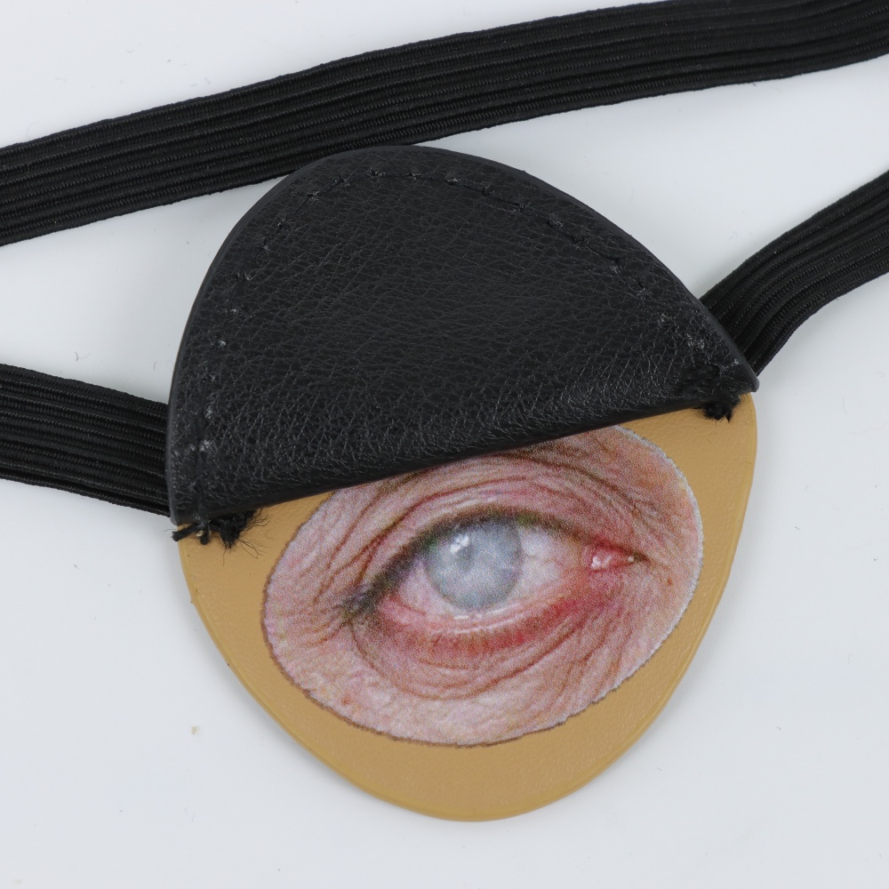 Black PU Leather Pirate Eyepat - Cosplay Prop recension och pris